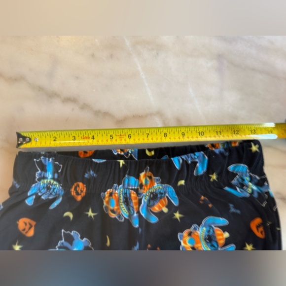 Disney Black and Orange Halloween Stitch Pajama Pants - Picture 4 of 6